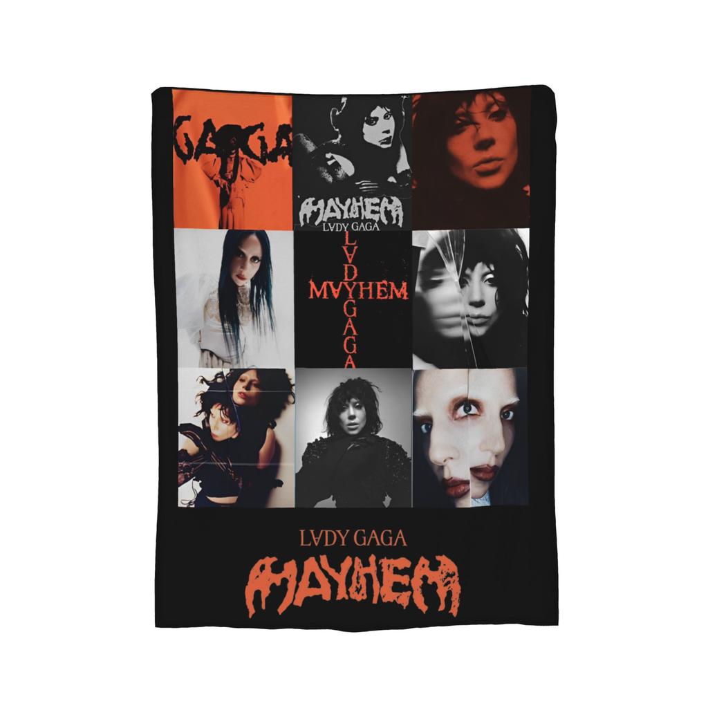 Lady Gagas Mayhem Blankets Velvet Spring Autumn   Multifunction Lightweight Thin Throw Blankets for Bedding Travel Bedspreads