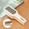 3 in 1 Stainless Steel Vegetable Peeler Grater Kitchen Tool Overlapping Design Multi-Functional Handheld Food Shredder for Home Use