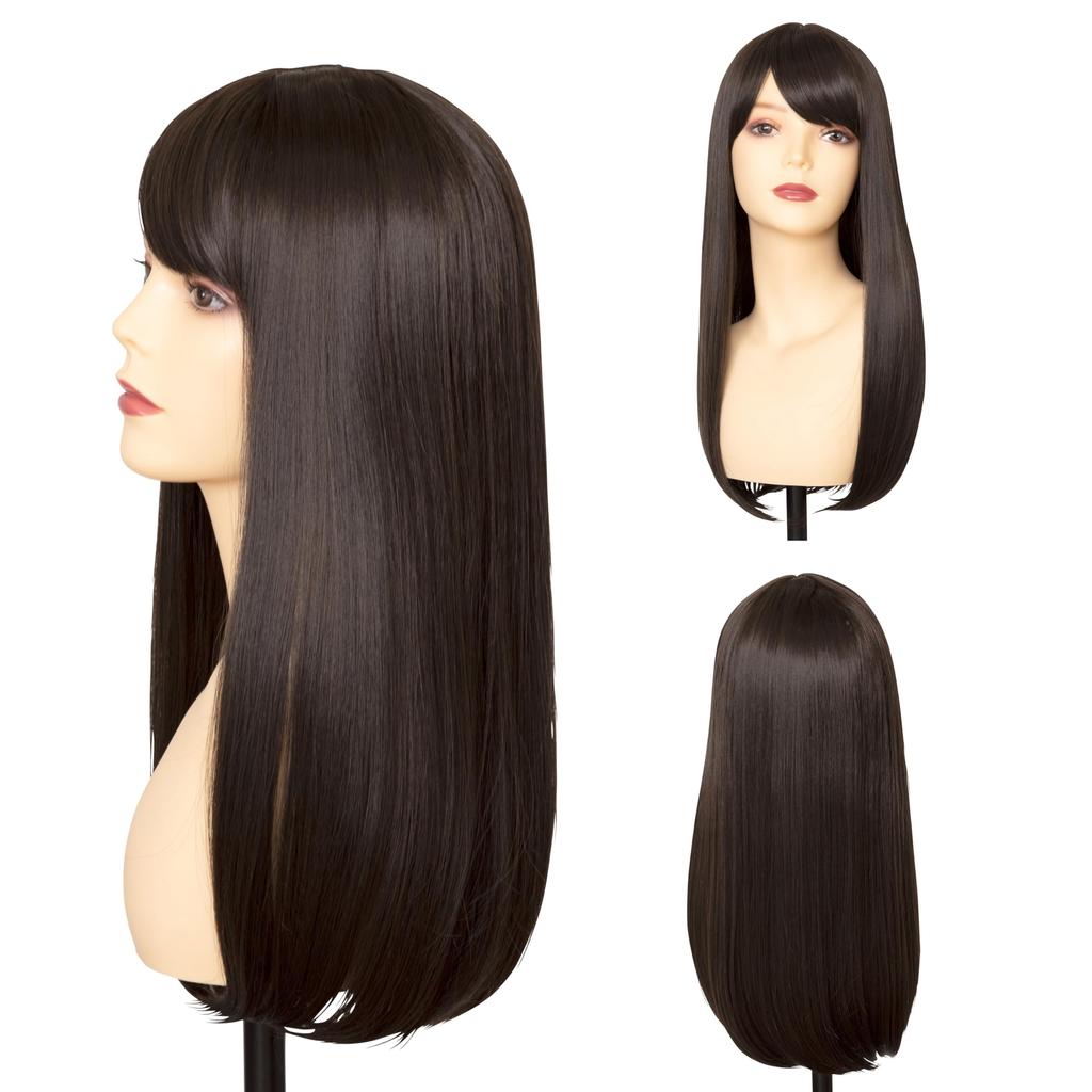 Clearstone WIGGY RICH Wig, Straight Long, Women's, Brownie Black