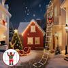 USB 8 Modes LED Lamp Christmas Decoration 3M Santa Claus Climbing Ladder String Lights  for Garden Cristmas Tree New Year Gift