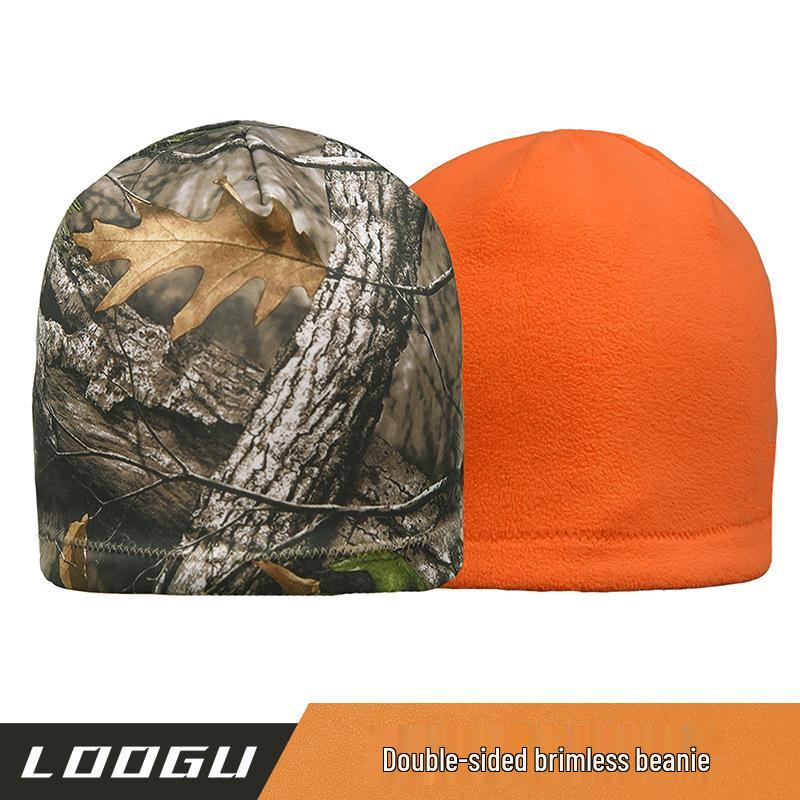 Podzimní Zimní Maskáčová Fleecová Čepice pro Outdoorové Aktivity - Větruodolná a Teplá