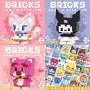Pikachu Stitch Hello Kitty Snow White Lotso Building Blockswith Cartoon Characters For Kids Educational Playset