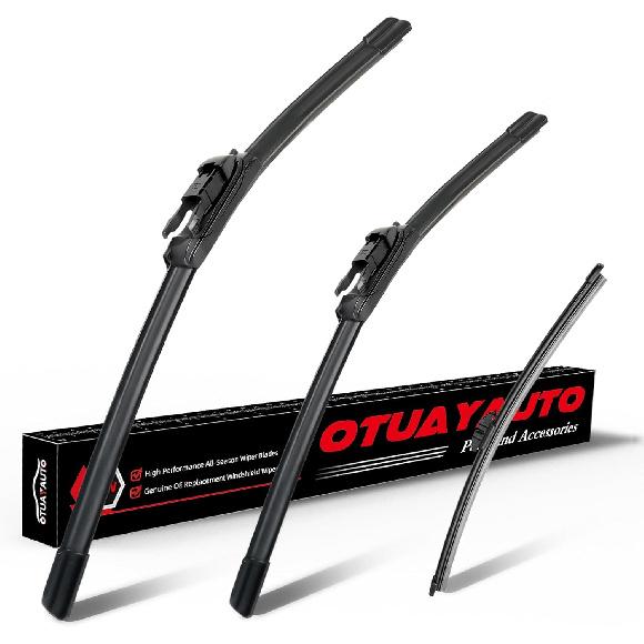 OTUAYAUTO 22"+22" Windshield Wiper Blades Replacement for Chevrolet Silverado 1500 2500 3500 1999-2006 2019-2024 Front Window Wiper Fit Factory