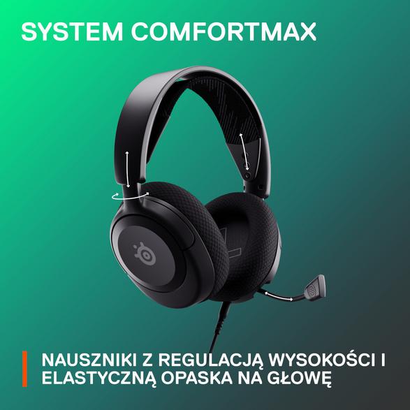 Steelseries arctis nova 1 black headphones