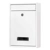 Lockable Wall-Mounted Iron Letter Box - with Key/Password, Outdoor Mailbox for Wall (WF)
