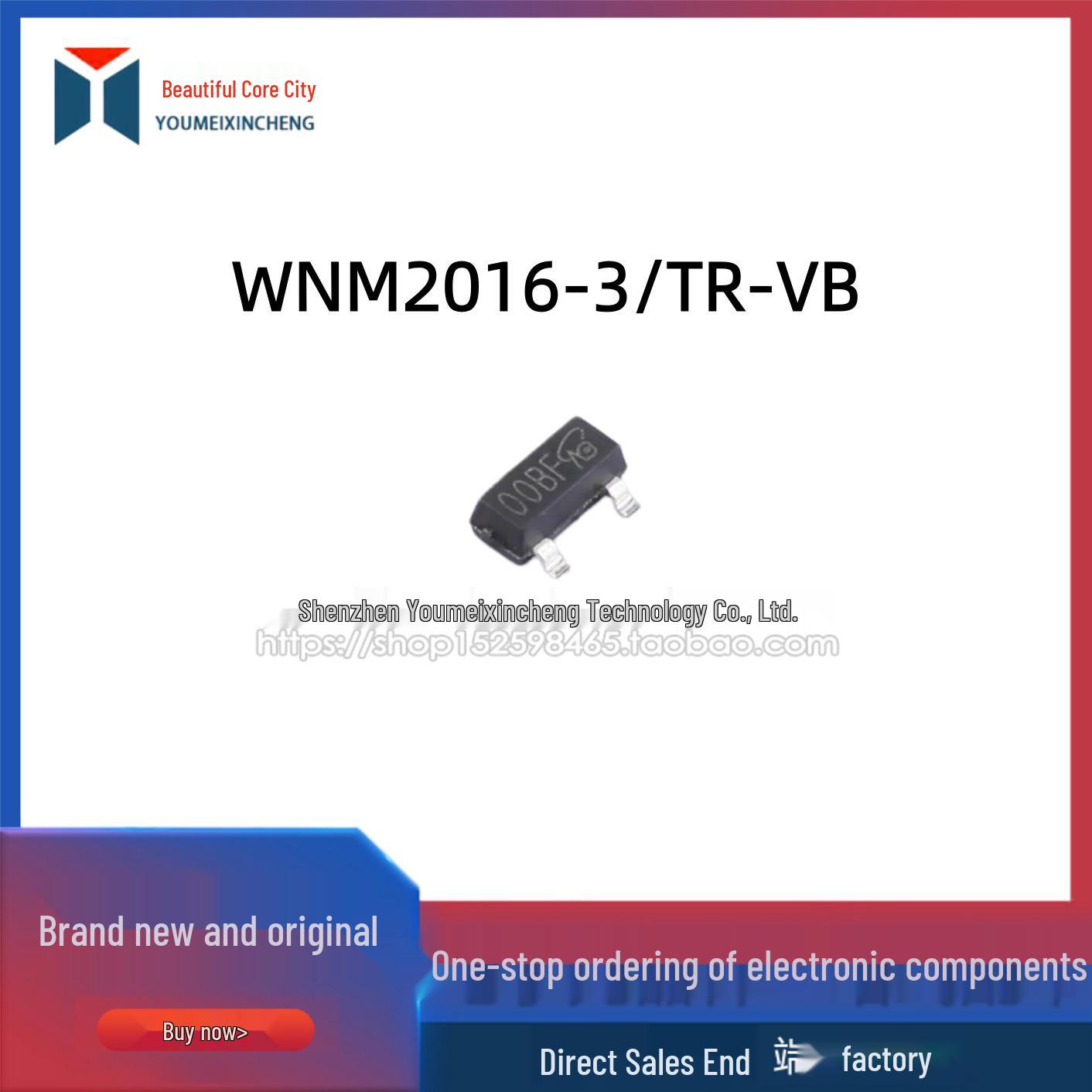 

WNM2016-3/TR-VB SOT-23 N-Channel MOSFET, 20V
