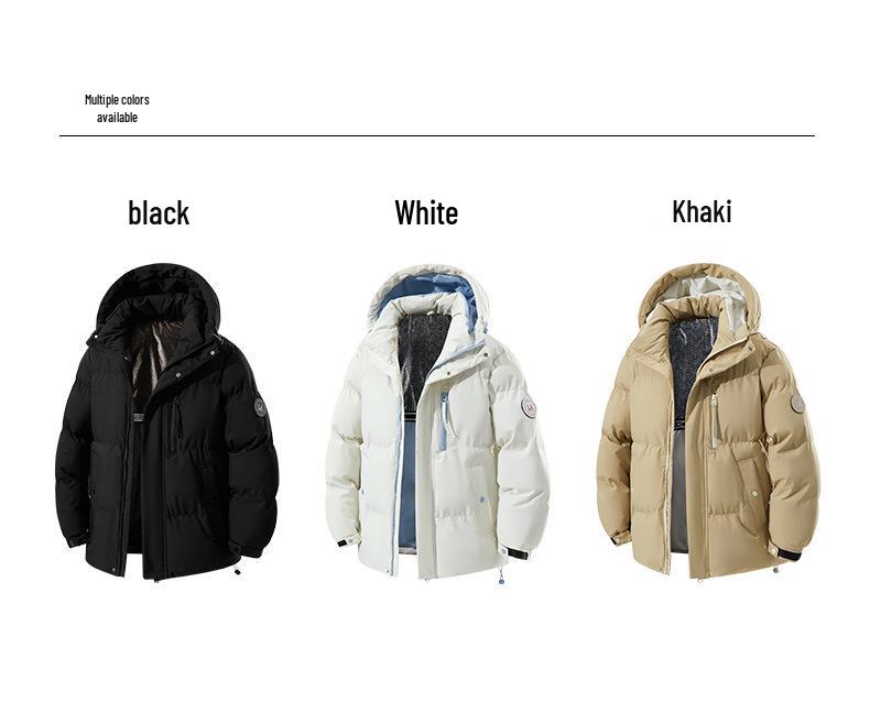 Graphene Cotton Jacket: Autumn/Winter Bestseller, Trendy Korean Style, Hooded & Thickened for Men & Couples