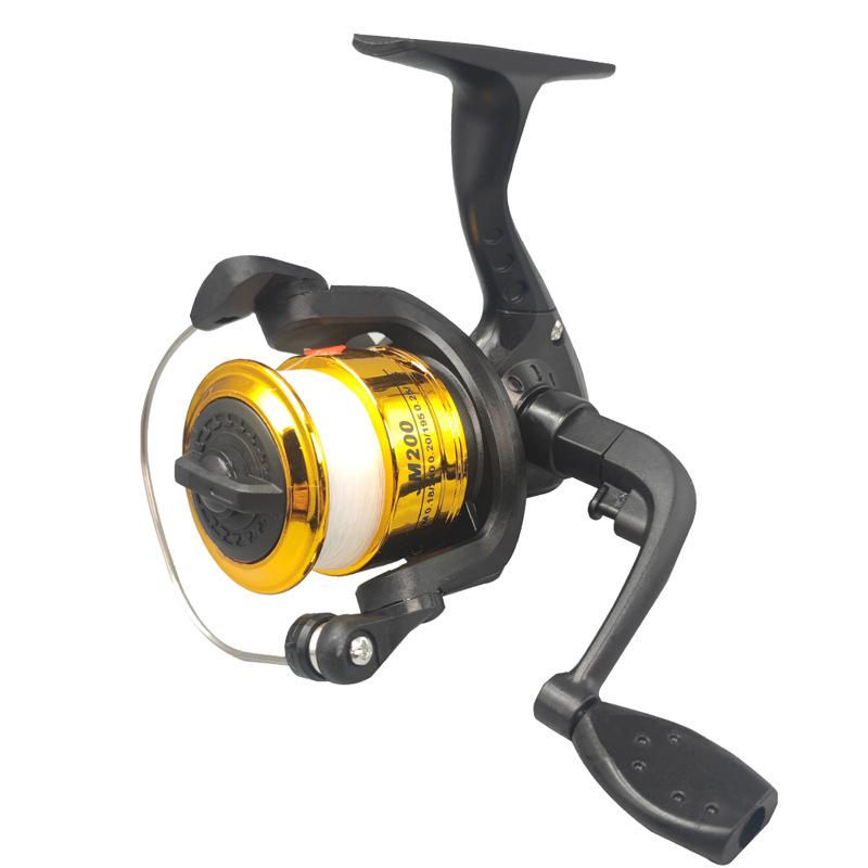 Portable Drag Fish Wheels Ultralight Fishing Reel Gear Ratio Spinning Reel With 60M Fishing Line Angling Supplies