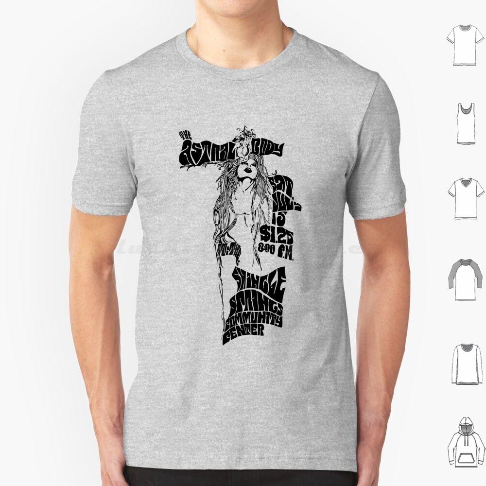 The Astral Body T Shirt Big Size 100 Cotton Astral Mutainable Stars Mystic 1960s Band Jam Music