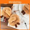 Soft Huggable And Plush Lye Bread Figure Charming Keychain For Bags Fashion