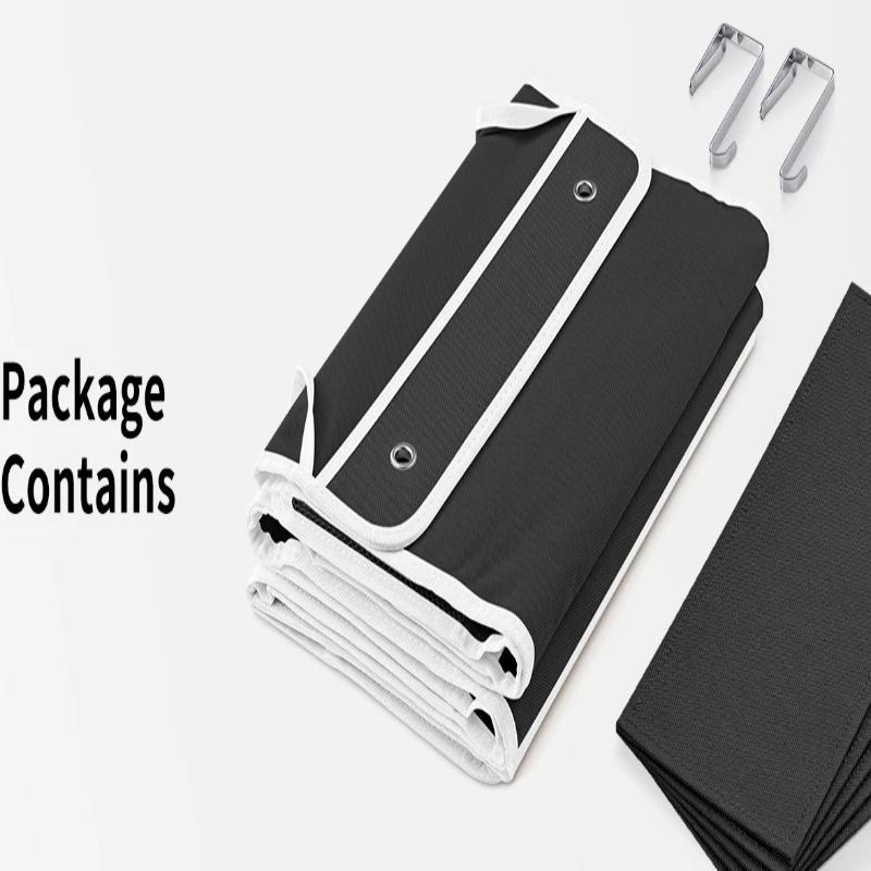 5-Shelf Hanging Storage Organizer - Behind Door, Anti-Tilt, 5 Large Capacity Pockets, Suitable for Bedroom, Bathroom
