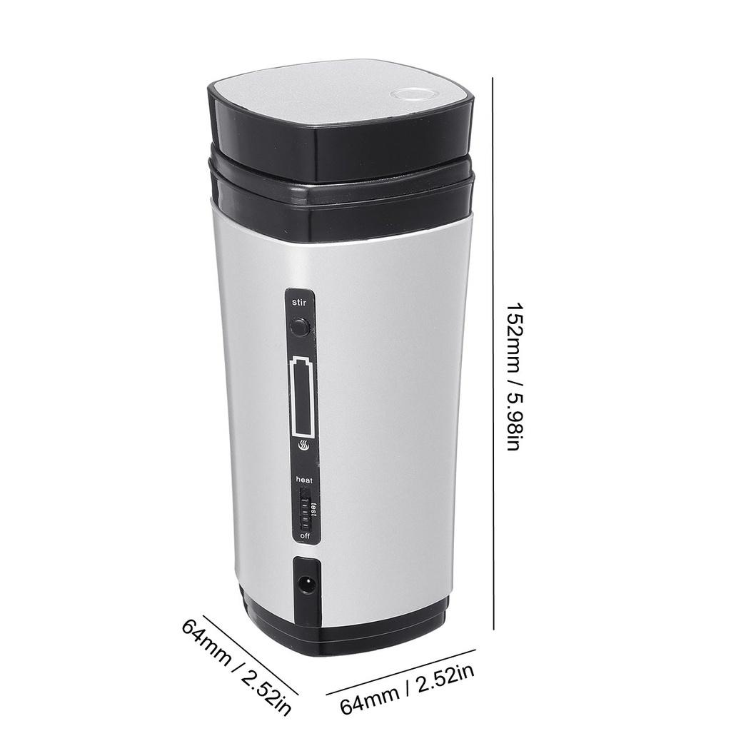 Heating Bottle Coffee Cup Self Stirring USB Rechargeable Auto Mix Mug Warmer Self Automatic Stirring Mixing Mug Insulation
