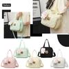 Mommy Stroller Nappy Bag Portable Cute Cartoon Multi-function Large Capacity Baby Diaper Bags with Pendant Nylon Mom Travel Tote