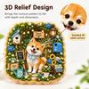 Simulation Fridge Magnet 3D Relief 3D Refrigerator Stickers  Refrigerator Decoration