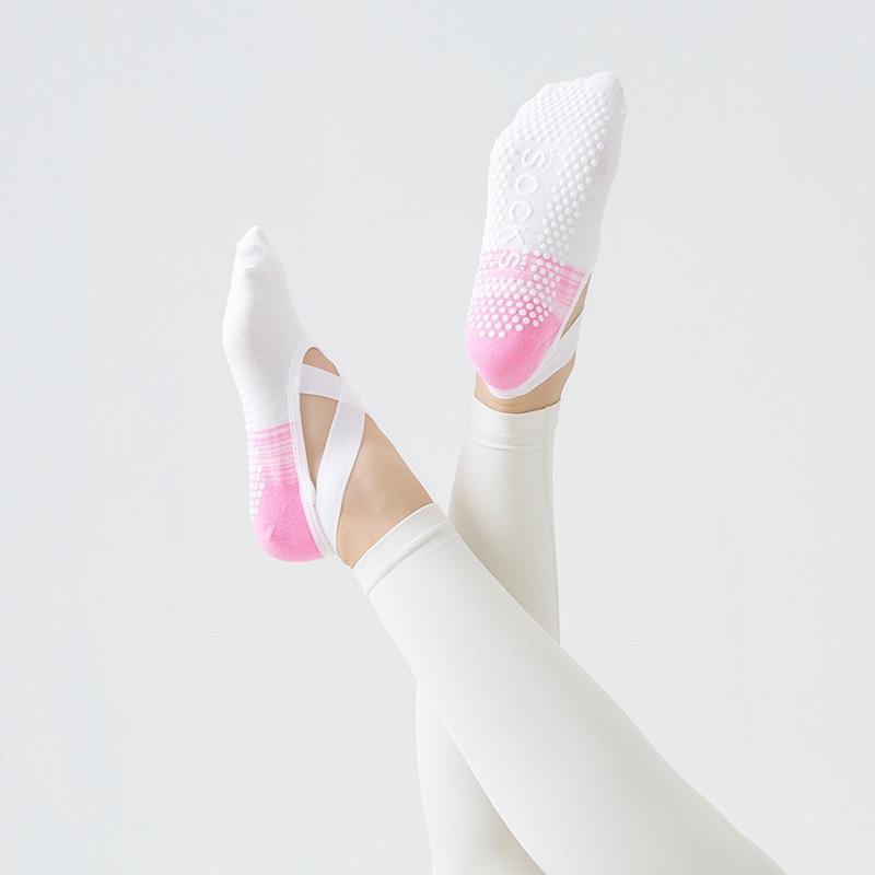 

Носки для йоги, Женские дышащие тонкие профессиональные спортивные носки, Носки для пола для пилатеса с антискользящим эффектом 1 pair