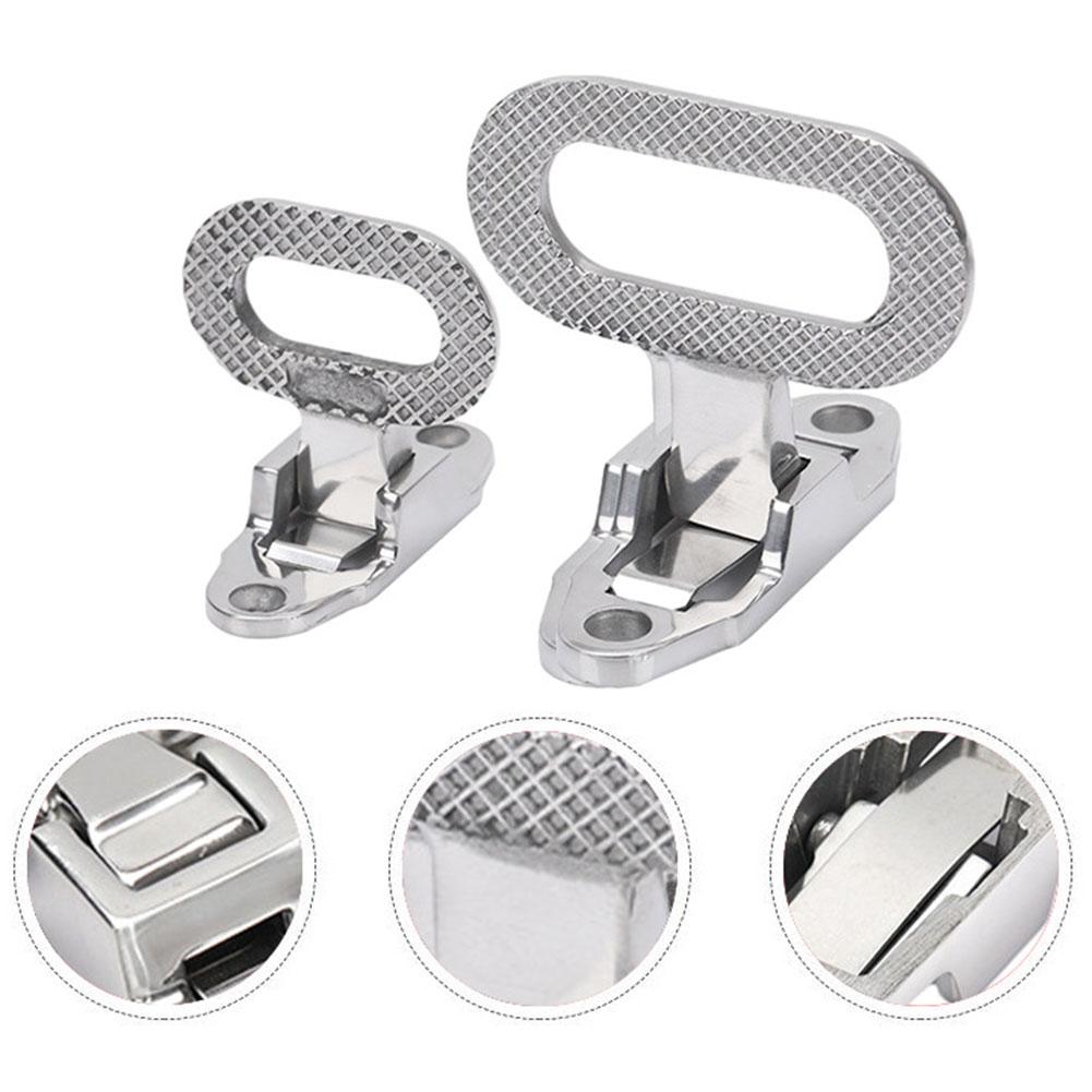 Folding Boat Steps Transom Steps Stainless Steel Stern Steps Folding Mast Steps Marine Foot Rest Transom Ladder for Boat Marine