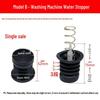 Rubber Drain Plug & Sleeve with Spring for Semi-Automatic Twin Tub Washing Machine