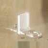 Light Luxury Shower  Gel Bottle Rack Adjustable Shampoo Bottle Holder Hand Soap Dispenser Hook Wall Mounted Free Punching