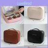 Large Capacity Waterproof Makeup Case With Alphabet Pattern And Portable Design For Travel And Daily Use