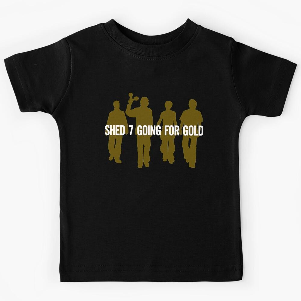 shed 7 seven Going For Gold britpop Kids T-Shirt 150
