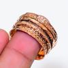 Meditation Spinner Handmade Copper Jewelry Ring Size 9.5 RR-851