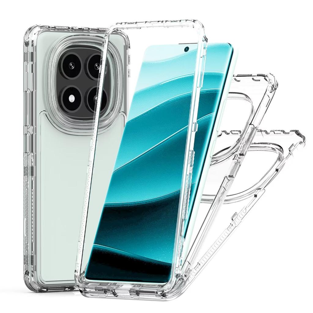For Redmi Note 14 Pro 5G Phone Case,3 In 1 Shockproof Slim Fit Clear Fullbody Protective Cover For Redmi Note 14 Pro 5G