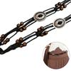Lady Bohemian Waist Belt Delicate Beads Decors Braided Waist Chain for Banquets Dress Women Beach Getaways Waist Rope