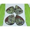 235Cts. Natural Drangon Jasper Pear Cabochon Loose Gemstone 04 Pcs Lot A-564