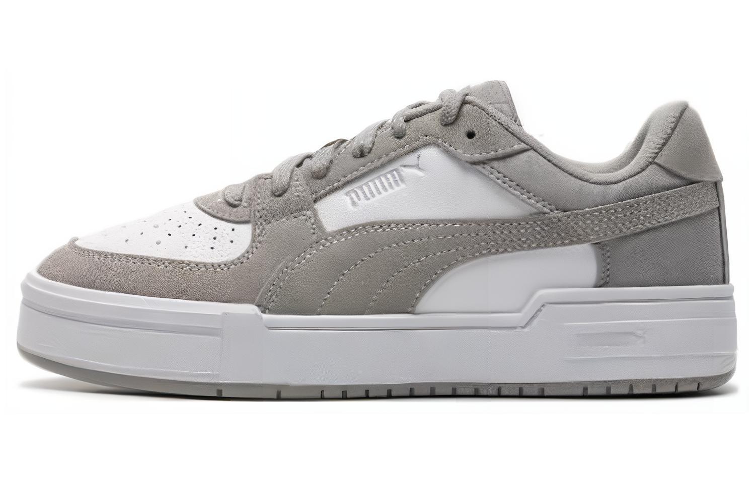 PUMA Ca Pro Quilt White Smokey Grey 393277-01 35.5
