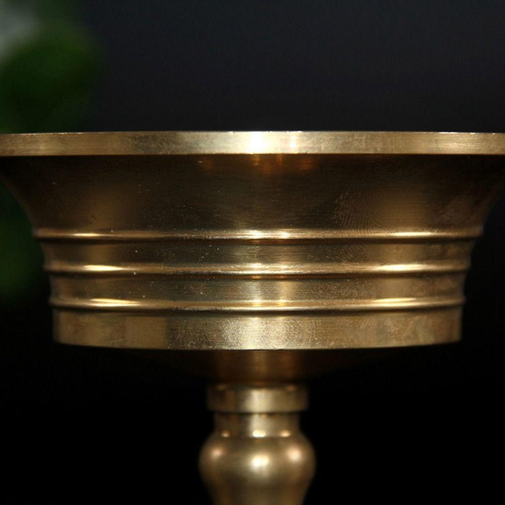 Oil Cup Buddhist Temple Ornaments Changming Lamp Candlestick Candle Tray Candle Cup Lamp Holder