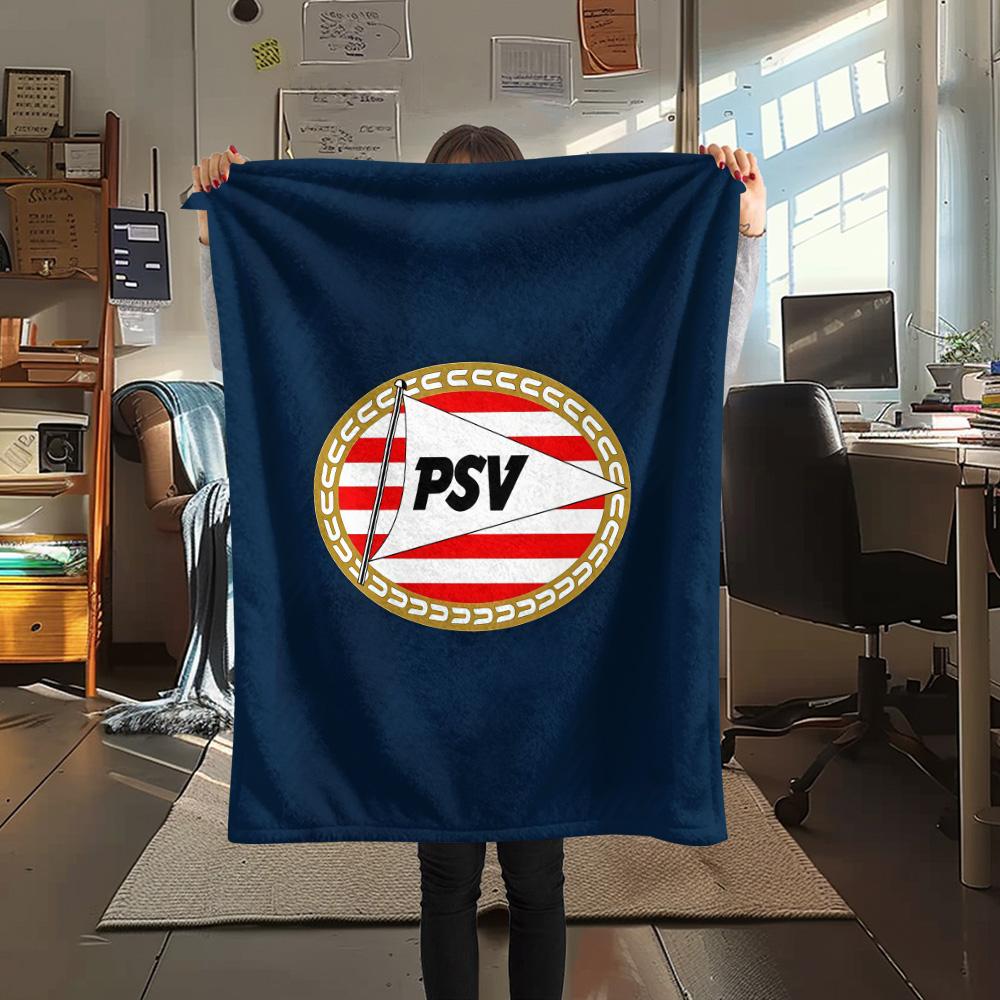 PSV Eindhoven Flannel Blanket, High quality Comfortable for All Seasons, Home Decor, Warmth and Comfort