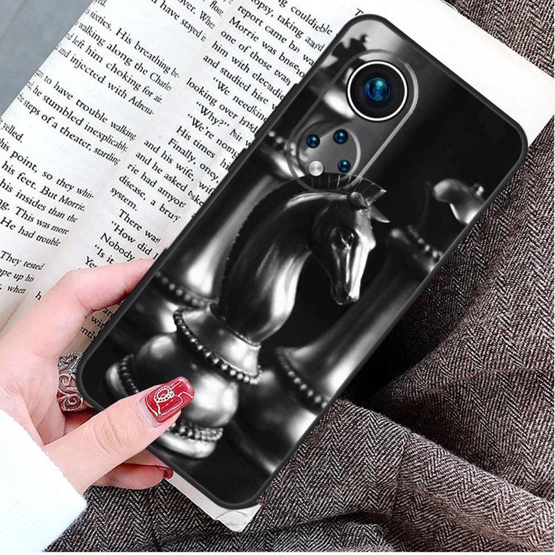 

Chess Board Dark Horse Case For Honor X9b X8b X6 X7 X8 X9 X6a X7a X8a X9a Honor 70 50 90 Lite Magic 6 5 Pro Cover Honor 9X