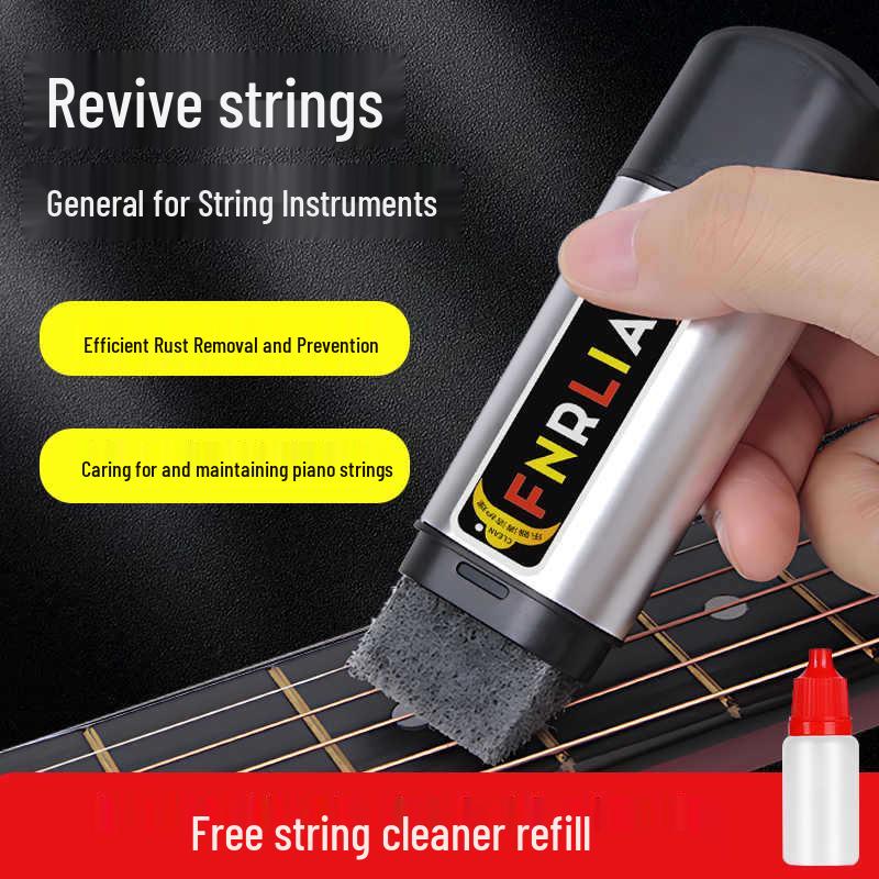 

Guitar String Rust Remover & Care Pen: Cleans, Protects, and Maintains with Fingerboard Lemon Oil 10ML Refill Oil