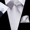 280 Styles Silk Mens Tie Pocket Square Hankerchief Cufflinks Wedding Set Prom