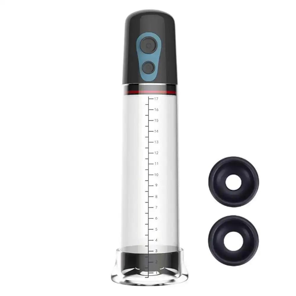 Electric Powerful Electric Penis Vacuum Pump Dick Enlargement Extender Male Masturbator Air Pressure Device Pussy Pumps 18+