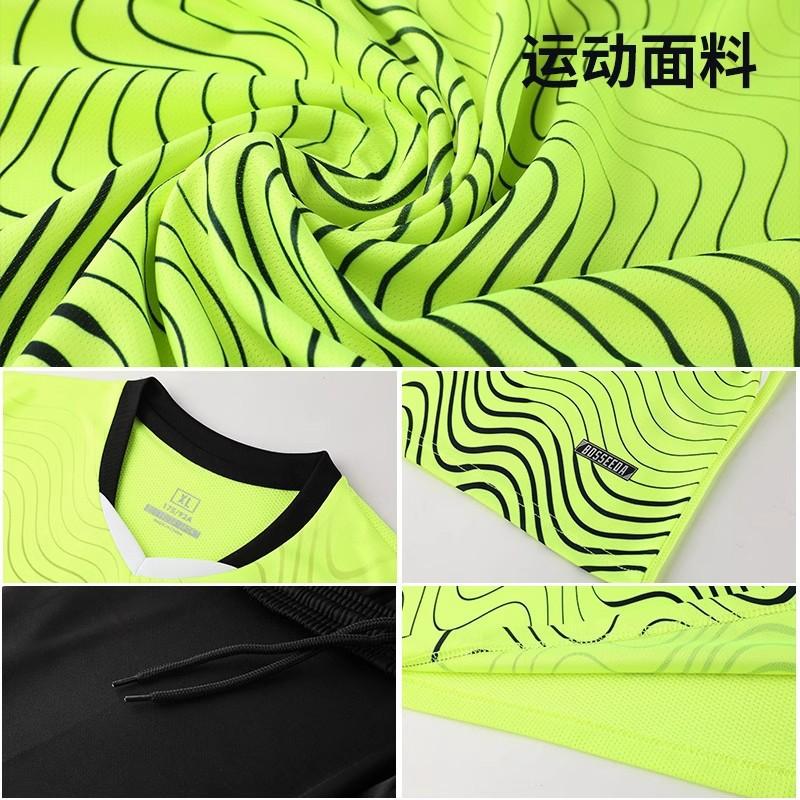 Kids Soccer Uniform Set Boys Girls Short Sleeve Training Jersey Sportswear School Teams