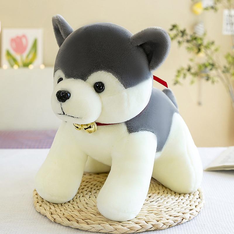 Adorable Husky Plush Toy Soft Stuffed Animal Doll Perfect Birthday Gift For Kids
