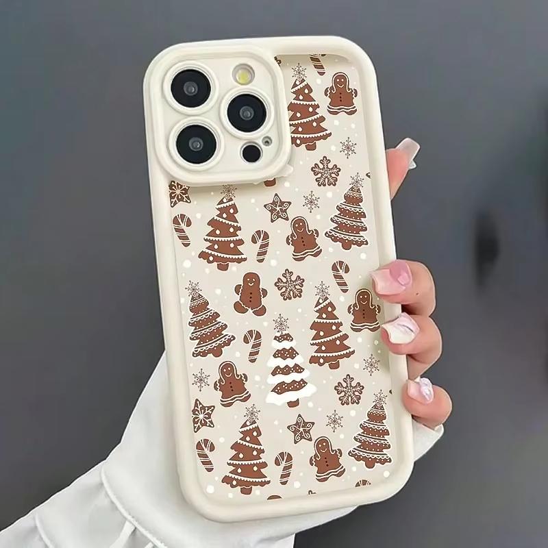 Cute Snowflake Christmas Tree Phone Case for Xiaomi Redmi Note 14 13 12 11 Pro Plus 4G 5G 12S 11S 10S 10 9 9S 8 14C 13C Cover