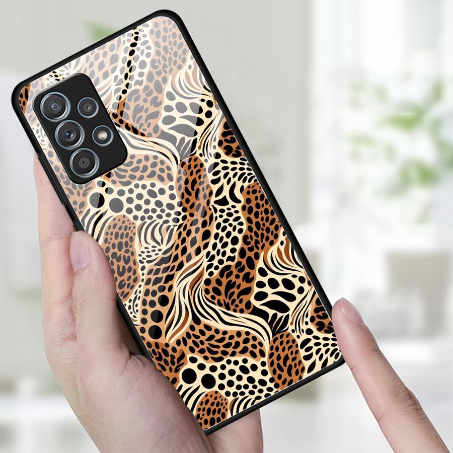 Leopard Print Phone Cover Case for Samsung Galaxy A14 A30 A56 A35 A25 A15 A50 A21 A06 A13 A20 A16 A02 A73 A34 A36 A71 A51 A52
