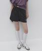 Teuwi Nolin Rabbed Elastic Waist Shorts