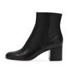 2025 Winter Casual Simple Women Boots Round Toe Chunky Heel Slip On Solid Ankle Boots Mid Heel Leather/suede Large Size Boots