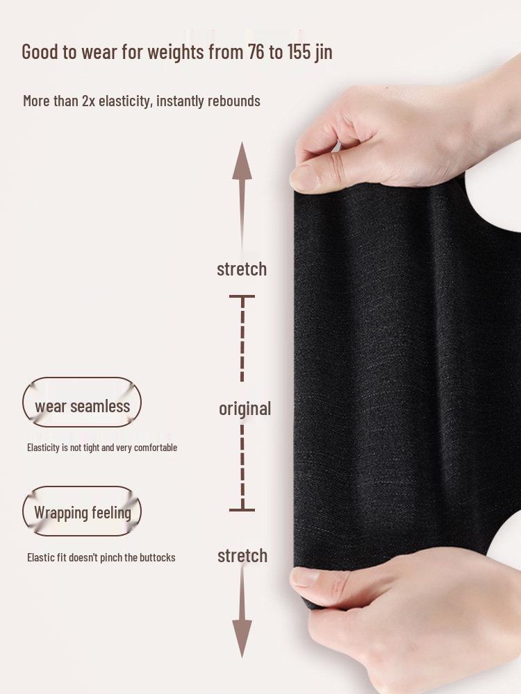 2026 Women's Black High Waist Slimming Micro Flare Trousers - Fluffy Stretchy Winter Style