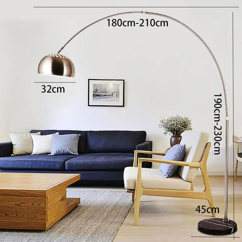 Modern Italian Minimalist Floor Lamp for Living Room/Bedroom - Eye Protection Vertical Table Lamp