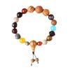 Lingyin Mountain 18-seed Bracelet, Holding the Natal Year Star and Moon Bodhi Buddha Beads, Enlightenment Bracelet, Chinese Feng Shui Bracelet.