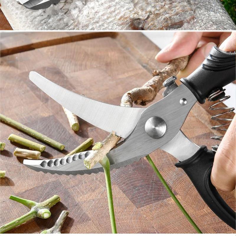 Foarfecă Multifuncțională 3CR14 Putere Os de Pui de Uz Casnic Bucătărie Legume Disecare Solzator Maț de Pește Instrument de Tăiat Alimente