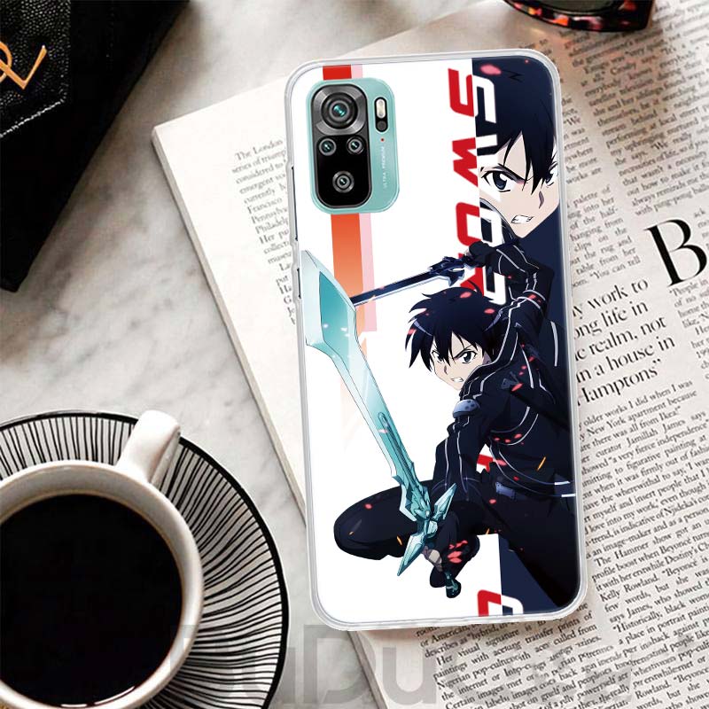 Anime Sword Art Online SAO Cover For Xiaomi Redmi Note 14 13 12S 12 11 Pro Plus Phone Case 11S 10S 10 11E 11T 14Pro 13Pro Print