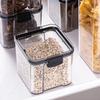 Airtight Transparent Plastic Food Storage Jar