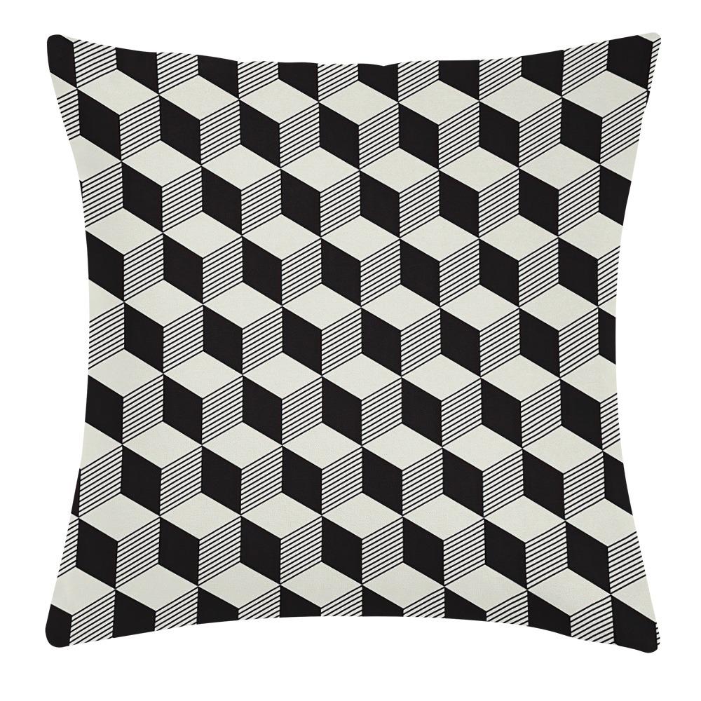 Colorful Geometric Pattern Pillowcase Dormitory Decoration Office Living Room Sofa Home Pillowcase