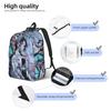 Fashion Demon Slayer Backpack Shounen Manga Mochilas Light Office Work Sturdy Shoulder Rucksack
