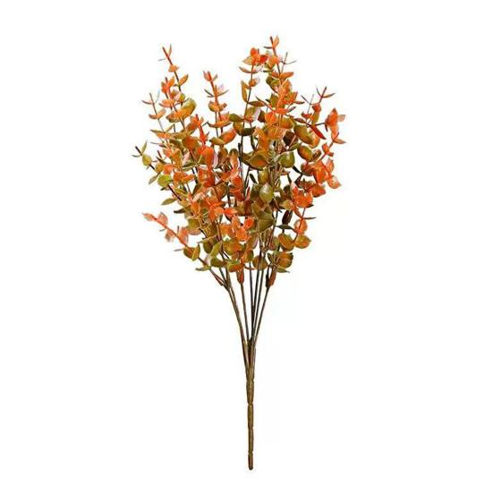 5/12Pcs Fall Artificial Violet Flower Realistic Fake Silk Flower Home